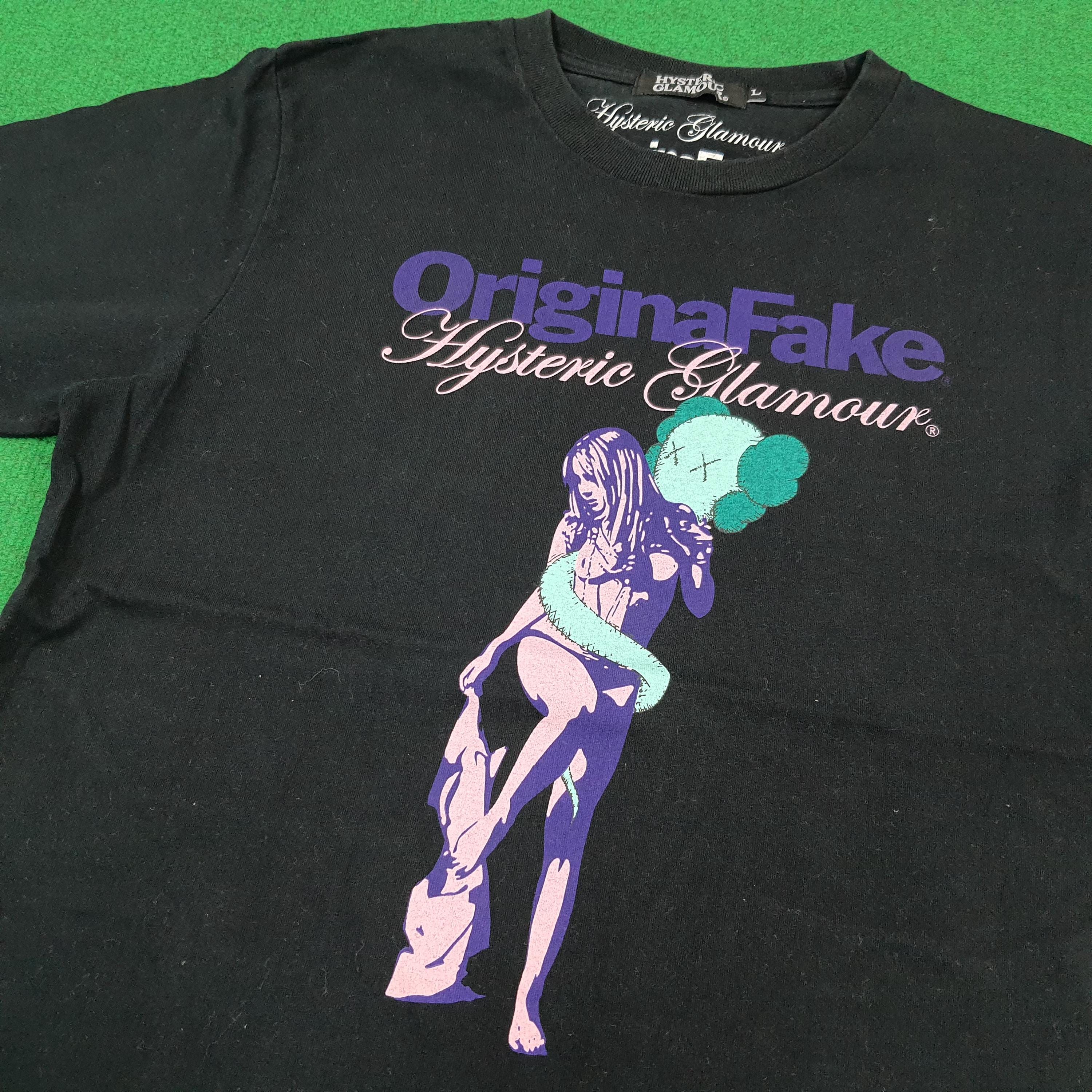Vintage Hysteric Glamour X Kaws Japan Originafake Neked Graphic