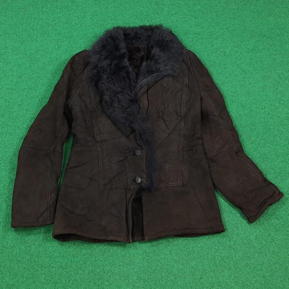 Loewe, Vintage Loewe Shearling Fur Leather Jacket
