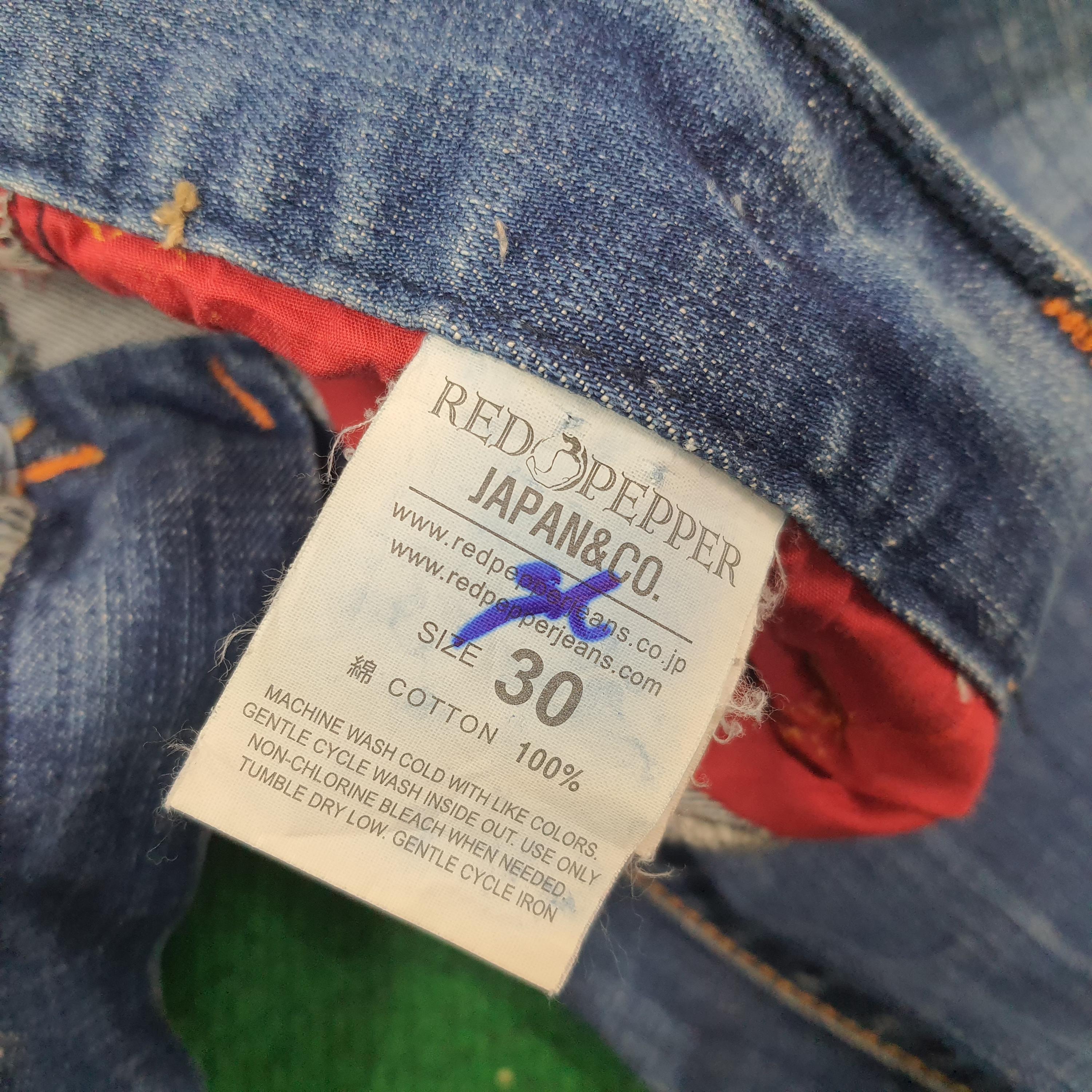 Vintage Red Pepper Japan Denim Y2k Jeans - Etsy