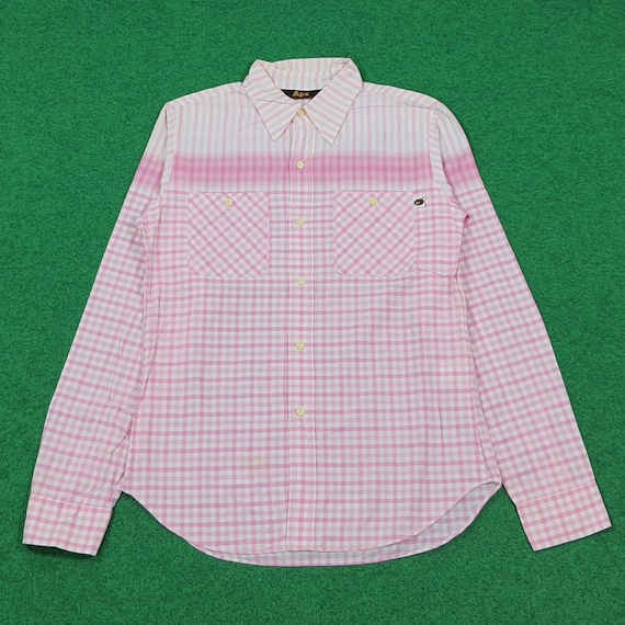 Bape, Vintage A Bathing Ape Obre Gingham Checkered Shirt