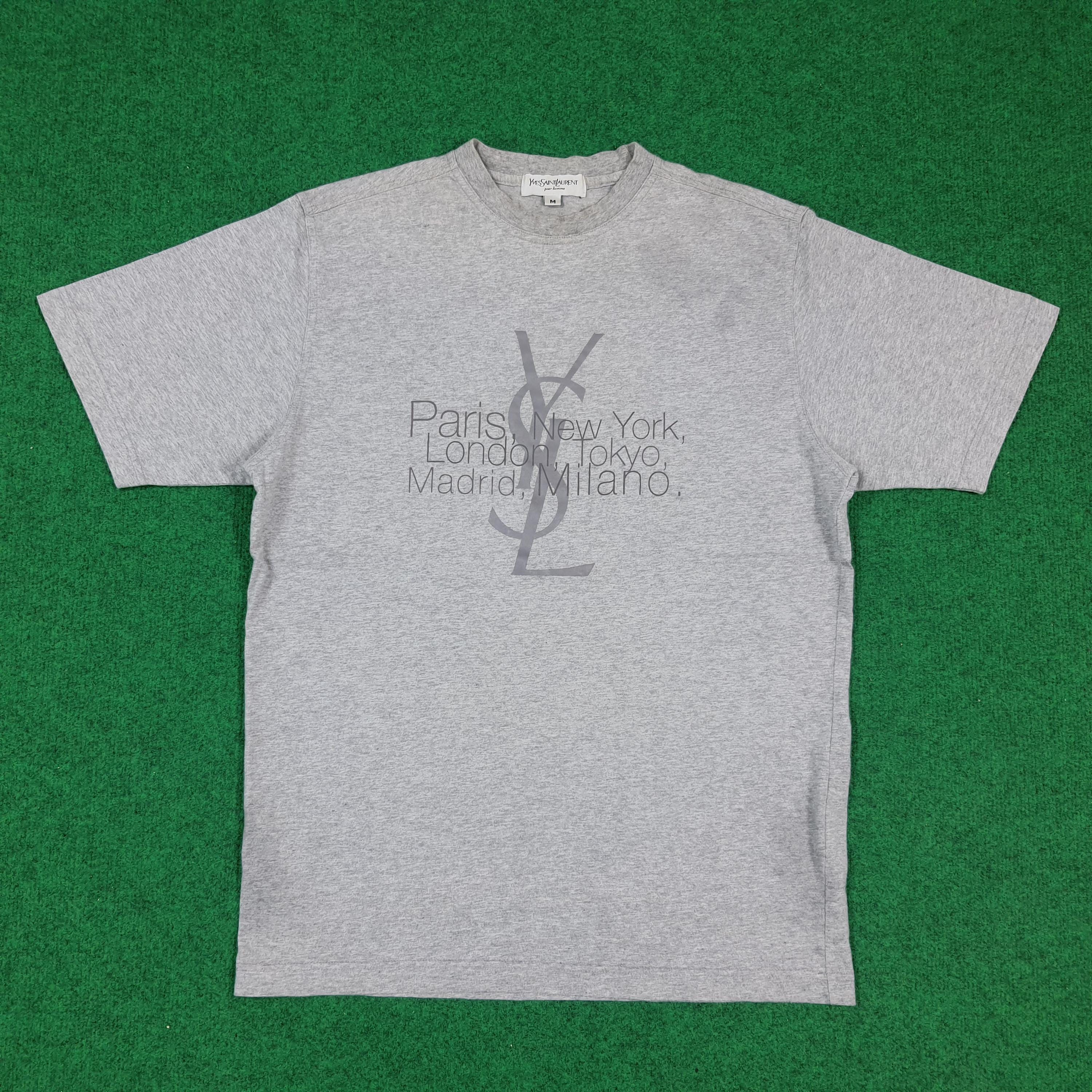 Vintage Saint Laurent Tshirt - Etsy
