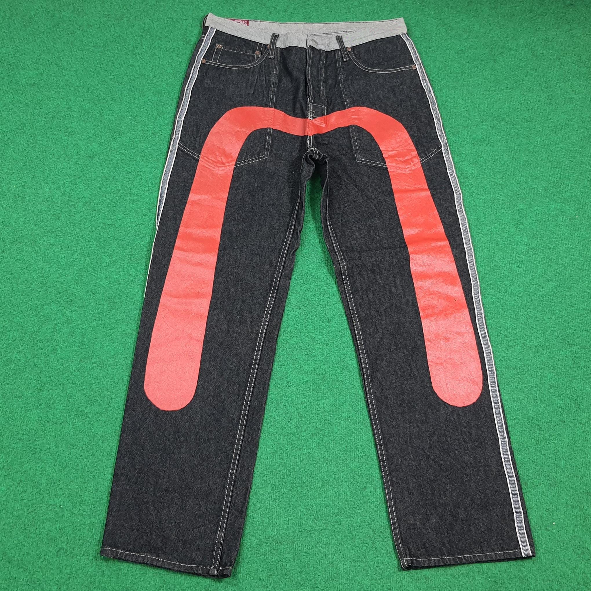 Vintage Rare Evisu Paris Selvedge Reversible Custom Daicock Jeans