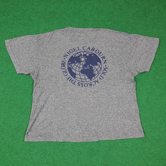 Nigel Cabourn, Vintage Nigel Cabourn Globe Graphic Boxy Tshirt