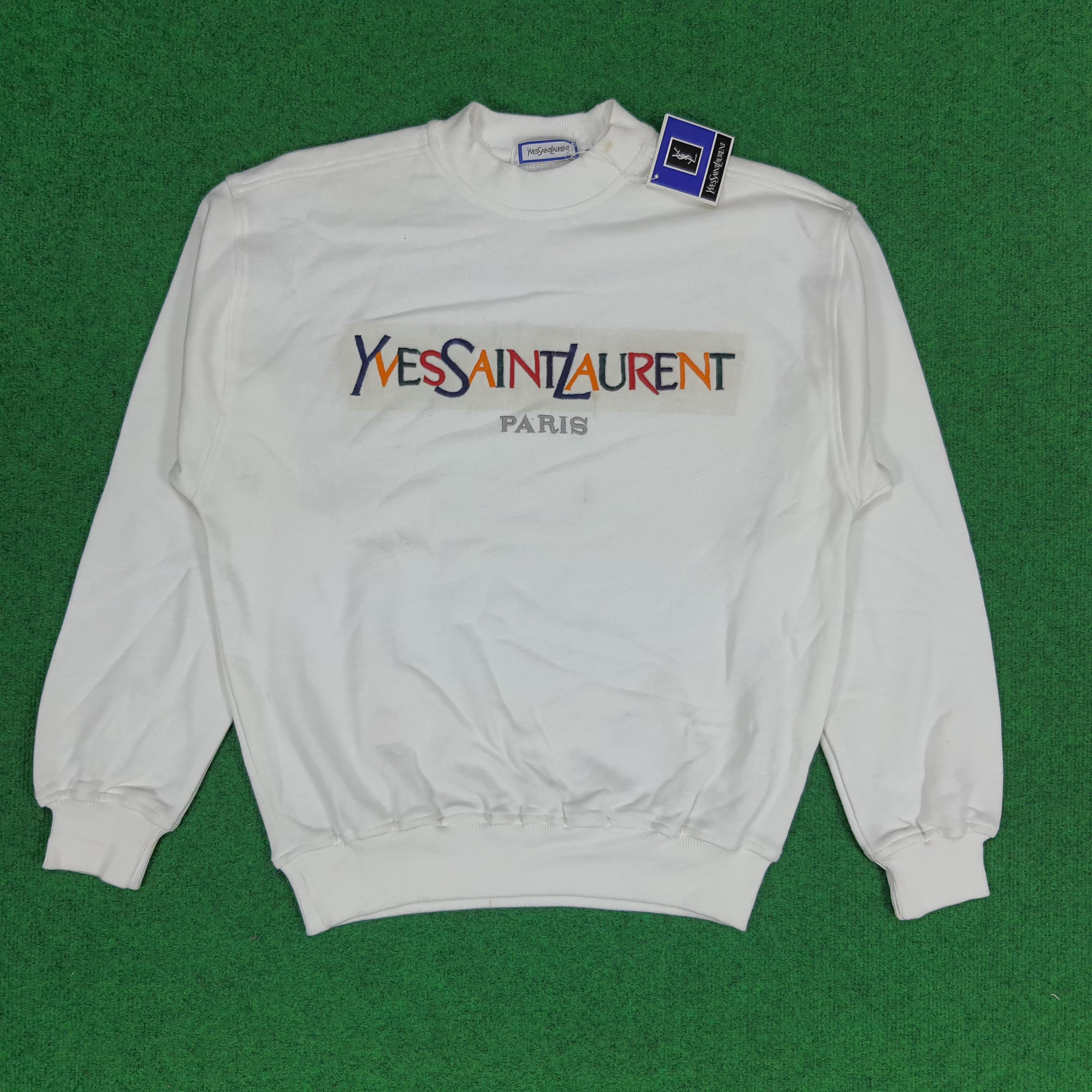 Yves Saint Laurent Sweatshirt - Etsy