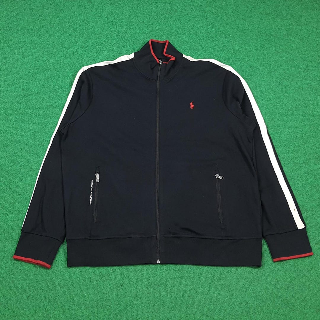 Vintage Polo Ralph Lauren Track Jacket White Side Stripe - Etsy