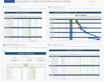 Modello Excel ProBuild BOQ Studio / Pianificatore di offerte edili, strumento di monitoraggio del budget (XLSX)