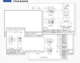 Modello di cartiglio AutoCAD: disegni architettonici personalizzabili (file DWG + dettagli aggiuntivi)