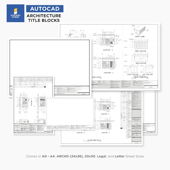 AutoCAD Title Block Template: Customizable Architect Drawings (DWG File + Bonus Details)