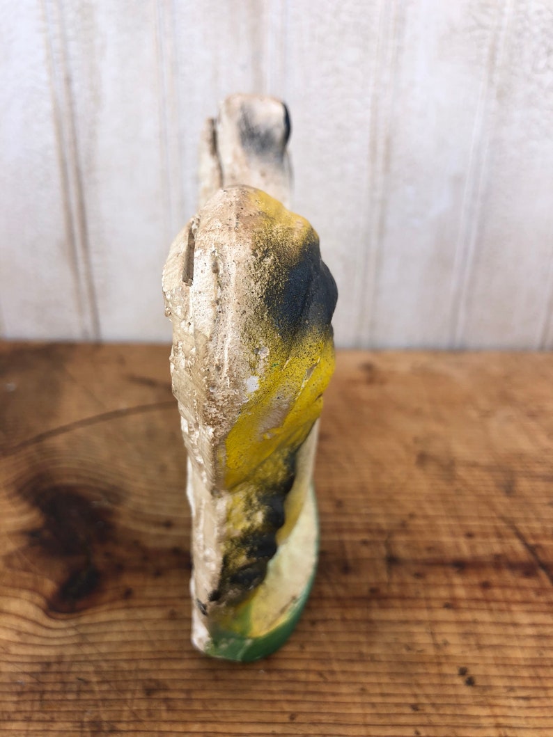Vintage Plaster Carnivalware Squirrel Figurine