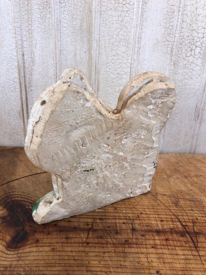 Vintage Plaster Carnivalware Squirrel Figurine