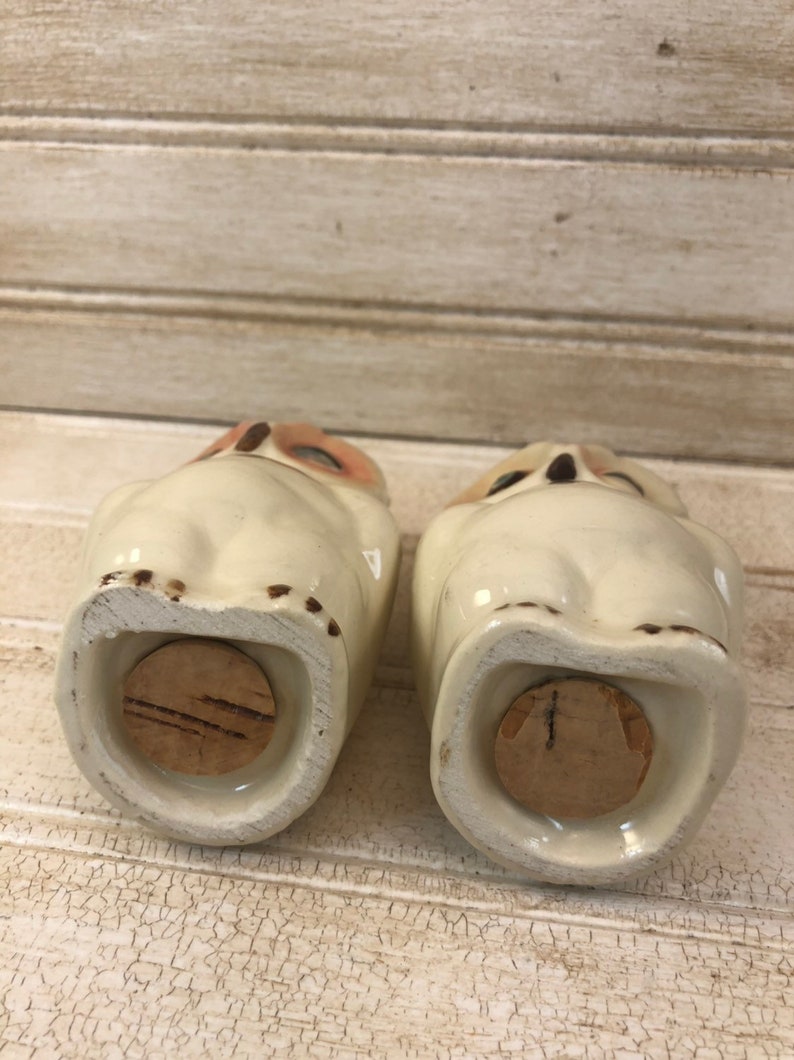 Vintage Ceramic Owl Salt and Pepper Shakers