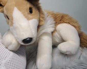 Vintage Ty Beanie Buddies Cassie the Collie Dog Plush 2001 Stuffed Animal 13" Plush Toy