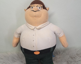 Peluche officielle Peter Griffin de Family Guy, 19 cm, Whitehouse Leisure, 2013, style vintage, jouet en peluche de collection