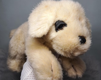 Vintage Chad Valley Puppy Dog Plush - 1980s/90s Woolworths Era
