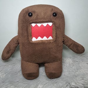 Vintage Domo Kun Plush 13" Large | Official Licensed NHK TYO Japan Mascot | Y2K Retro Anime Stuffed Toy 2000s Nostalgia, Rare Collectible