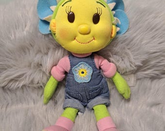 Rara bambola di peluche vintage di Fifi e i Flowertots, 22 cm (8,5"), molto difficile da trovare, fuori produzione.