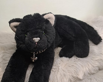 Vintage Sabrina Teenage Witch Salem Cat Plush 2000, Animated