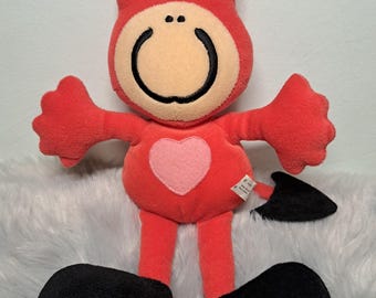 Vintage Planet Happy Devil Plush 25cm | Rare Love Cadets Y2K Soft Toy
