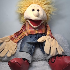 Rare Living Puppets "Melvin" 65cm Hand Puppet | Matthies Spielprodukte Germany oct004