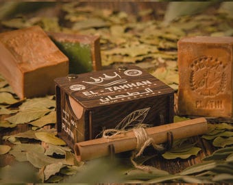 Handmade Aleppo Soap Bar: Olive Oil, Natural Laurel Oil Percentage, Vegan Cleansing
