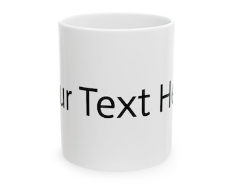 Custom Ceramic Coffee Mug | Personalized Name Tea Cup