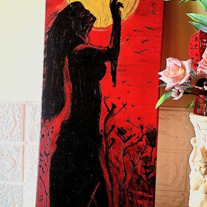 Hand-Painted art , acryl painting| abstract wall decor | gift for her