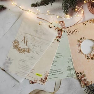 Elegancka Karta Zaproszenia – Miękka Okładka Peach Shade – Personalizowane Zaproszenie Na Wydarzenie Z Kopertą – Ślub, Zaręczyny, Parapetówka, Urodziny itp.