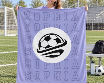 Custom Sports Team Blanket,Personalized Logo and Name Throw,School Athlete Gift,Team Banquet Keepsake,Senior Night Gift,Youth Sports Decor