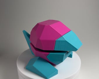 0137 Porygon Pokeball | Custom Shelf Display | Gaming Setup Decor | Unique Anime Gift