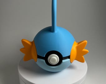 0258 Mudkip Pokeball | Unique Anime Gift | Gaming Desktop Display