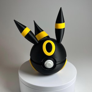 0197 Umbreon Pokeball | Eeveelutions | Pokemon Collection | Cosplay Prop | Shiny Umbreon