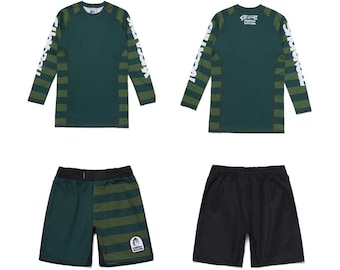 Hot Sale Shoyoroll SYR x Yucca Training Rash LS No Gi Bjj Shorts Set Jiu Jitsu Uniform