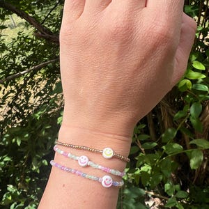 Bracelet Pearls Smiley Pearl Bracelet Jewelry