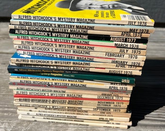 Vintage Alfred Hitchcock&#39;s Mystery Magazine (priced per magazine)