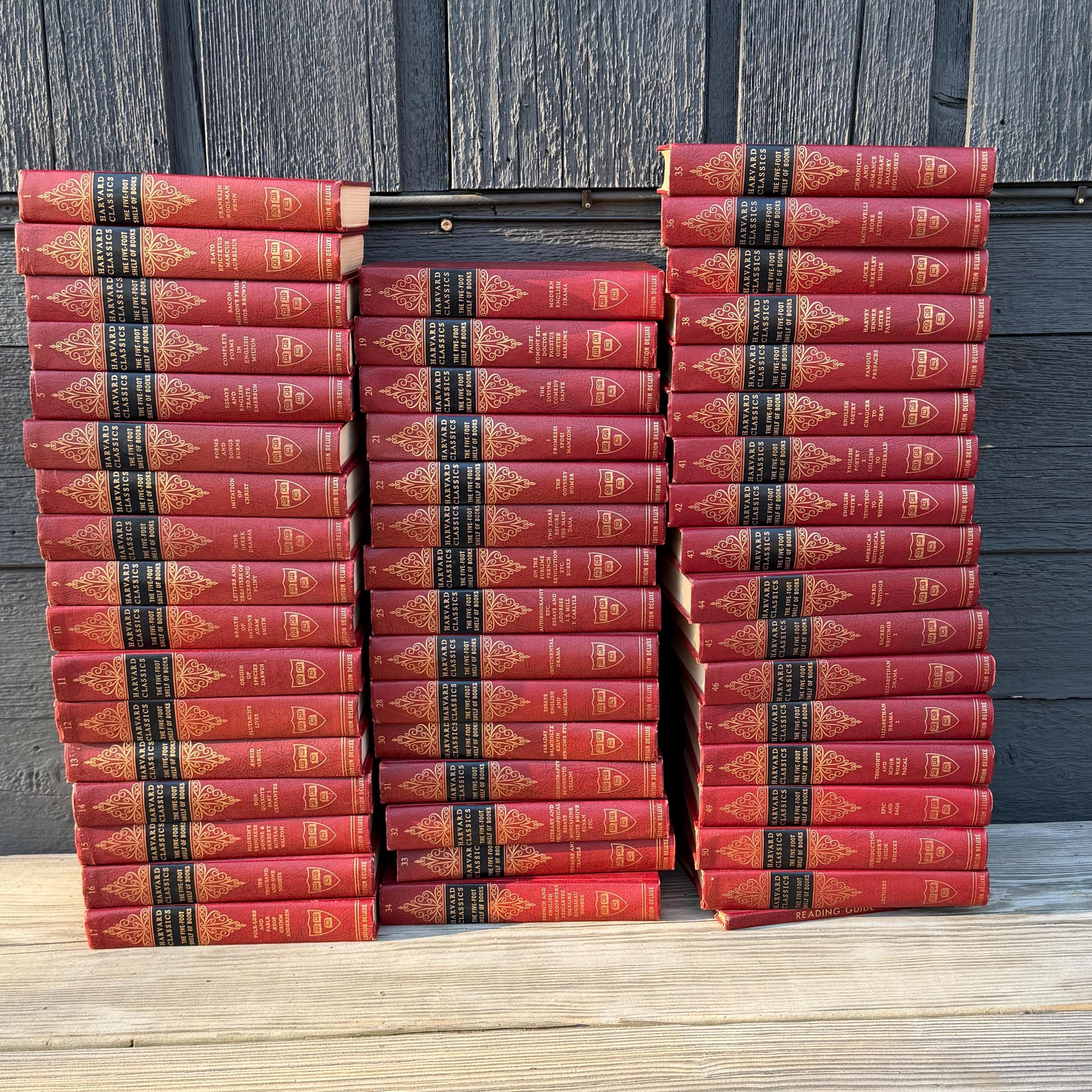 Sets of Books Harvard Classics - Etsy