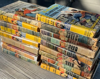 Vintage Hardy Boys Books with Dust Jackets