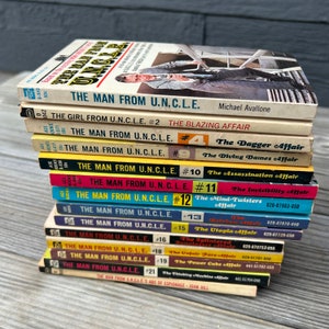 Vintage The Man From U.N.C.L.E Paperback Books (Priced Per Book)