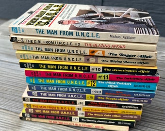 The Man From U.N.C.L.E Paperback Books (Priced Per Book)