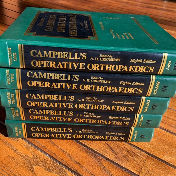 Campbell's Operative Orthopaedics - Etsy 公式アウトレットストア Orthopaedics Operative Campbell's 洋書