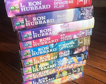 L. Ron Hubbard, Mission Earth, Dekalogy Hardcovers Dust Jackets