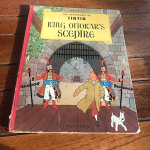 The Adventures of Tintin King Ottokar&#39;s Sceptre, First Edition, 1958