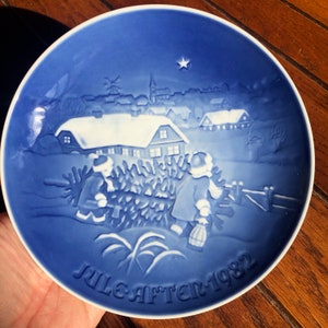 Bing and Grondahl, B&G 1982 Christmas Plate