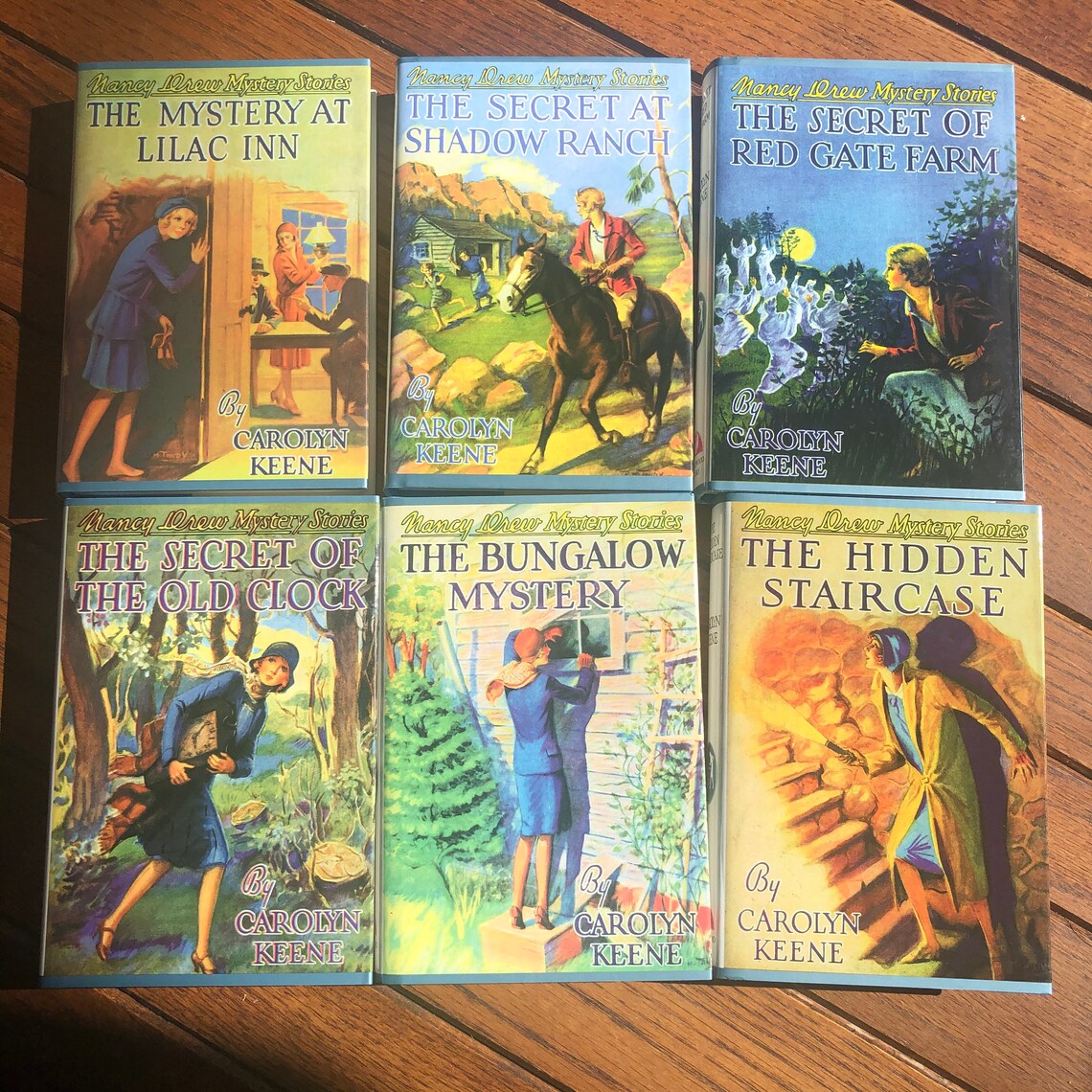 Nancy Drew Mystery Stories Applewood Books 6 Book Set Etsy