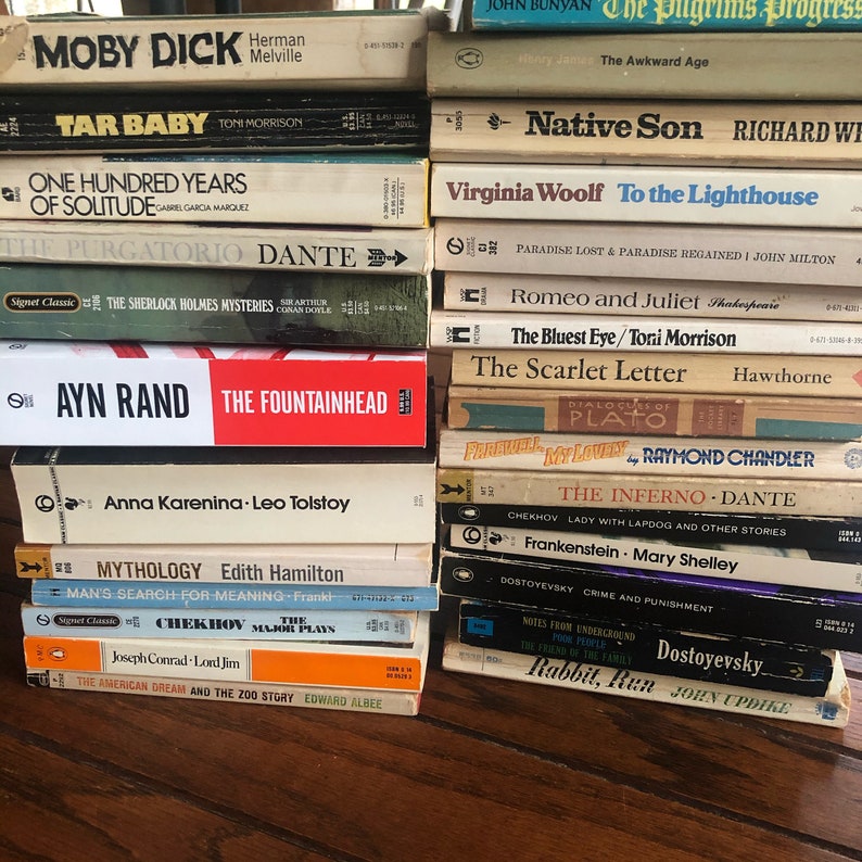 Vintage Paperback Books priced per Book Etsy