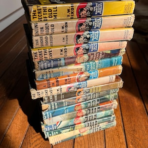 Vintage Hardy Boys Books with Dust Jackets