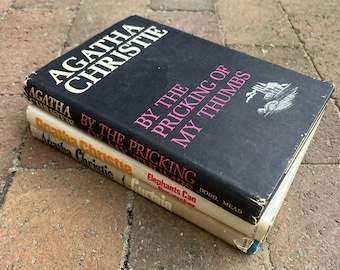 Vintage Agatha Christie Hardcover Novels - priced per book
