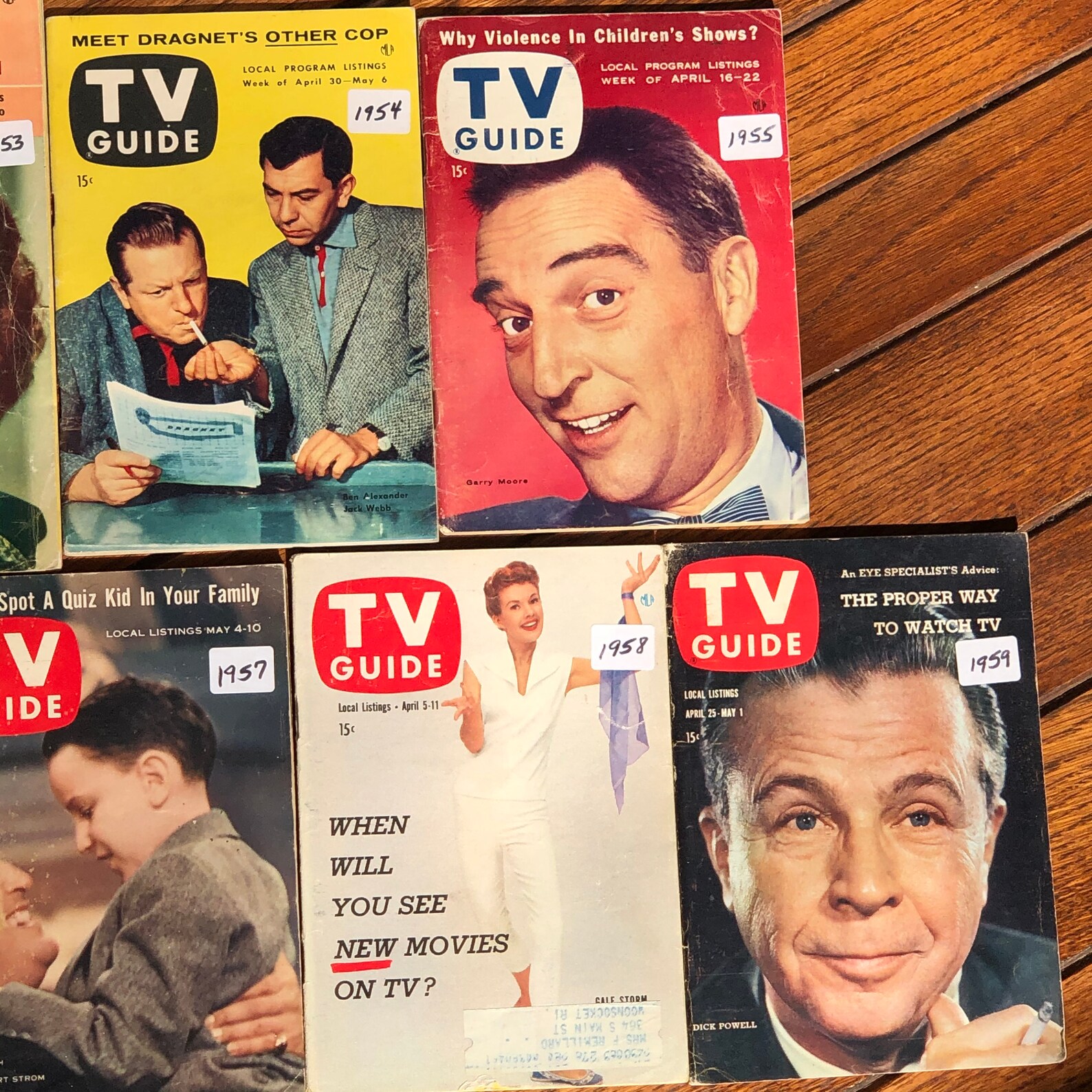 Vintage TV Guides Etsy