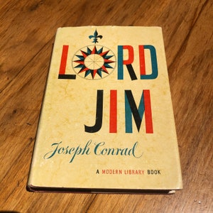 Vintage Modern Library No. 186 Lord Jim, Joseph Conrad, HC DJ, 1931