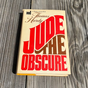 Jude the Obscure, Thomas Hardy, A Modern Library Book, 1967