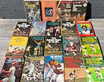 Vintage Sports Books! (Priced per book) Hardcover